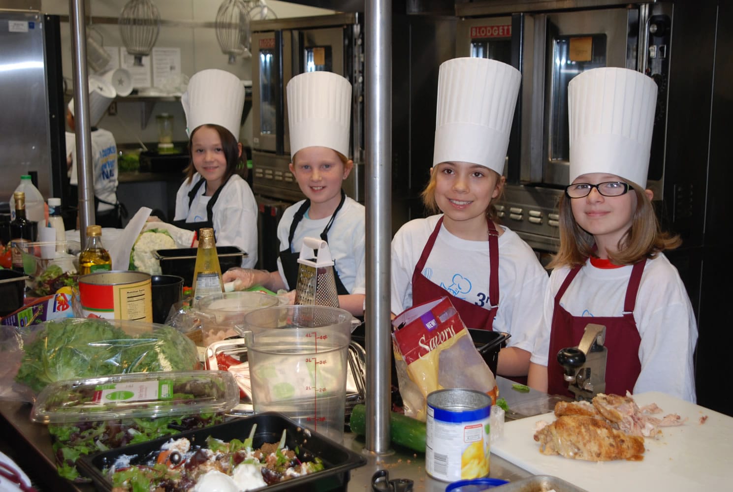 Washougal: Elementary school students in Washougal create healthful entrees during the third-annual Sodexo Future Chefs Elementary School Culinary Competition on March 20.