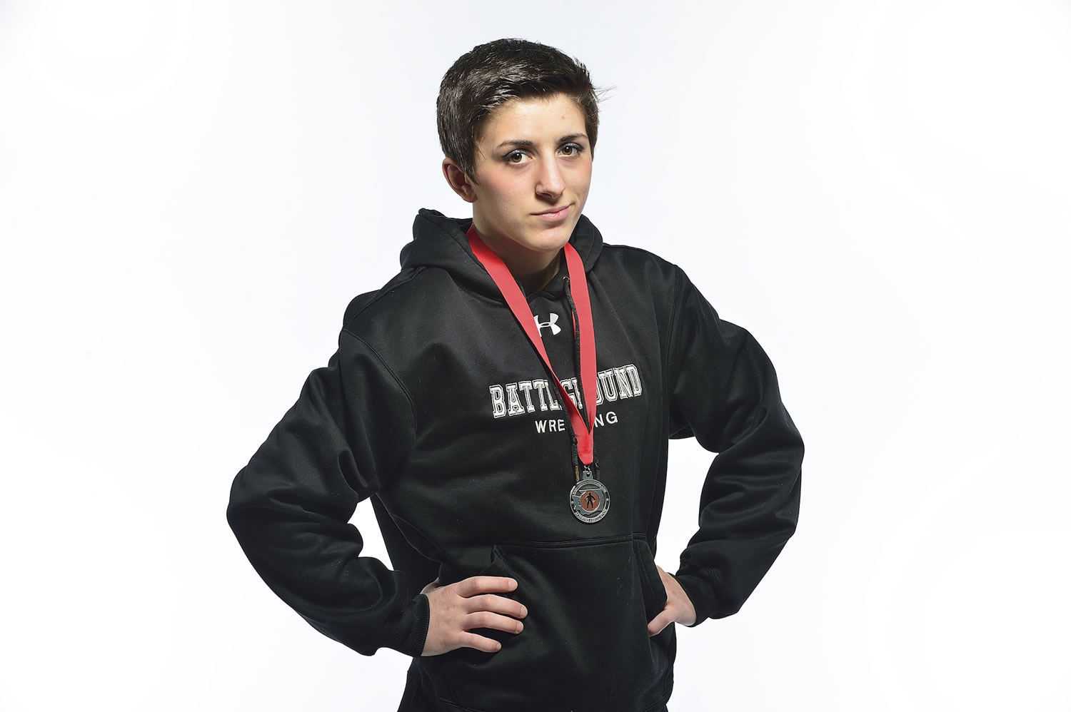 Kassi Stranno, photographed Thursday March 7, 2013, of Battle Ground High School is our all-region wrestler of the year.