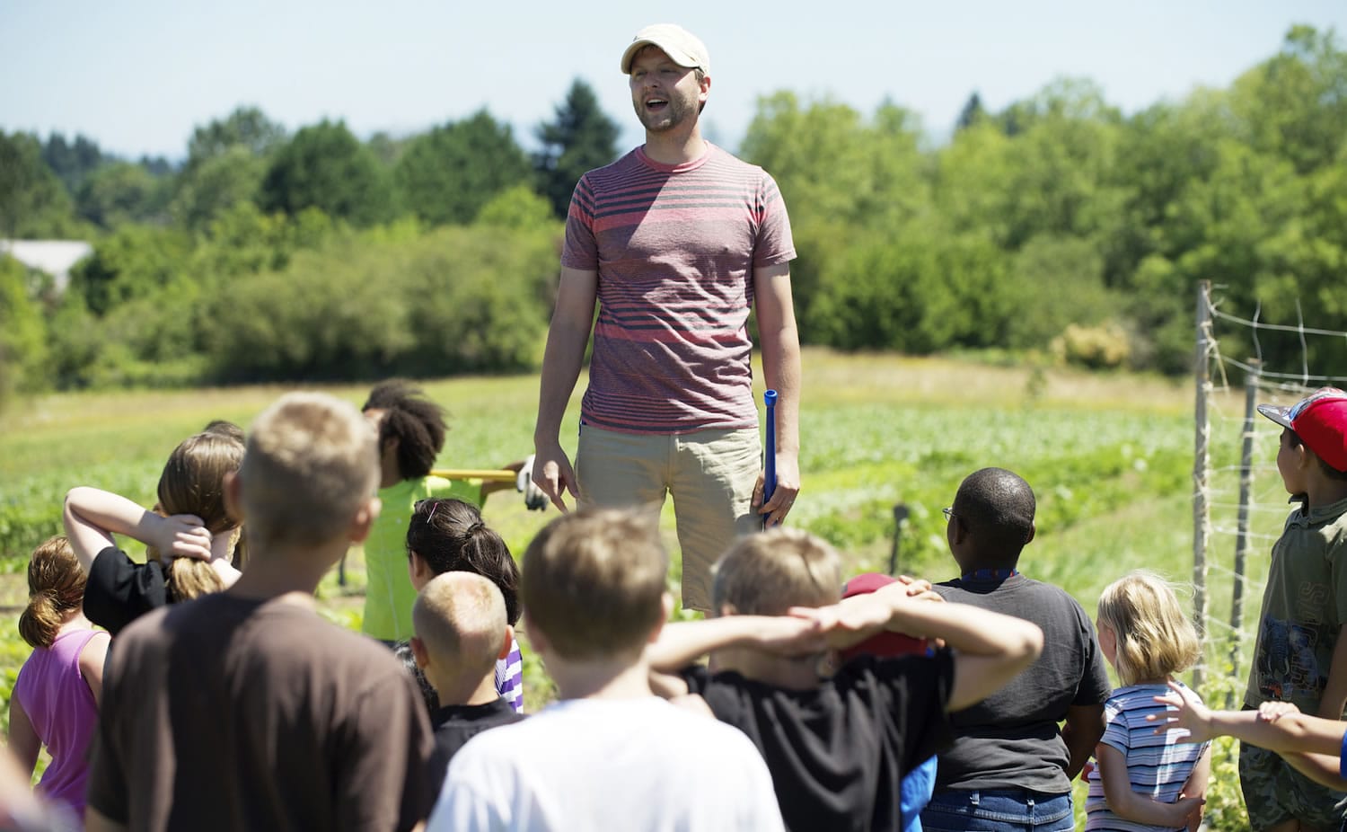 Erik Smith, who recently earned his master's degree in teaching from Washington State University Vancouver, serves as program coordinator for At Home At School.