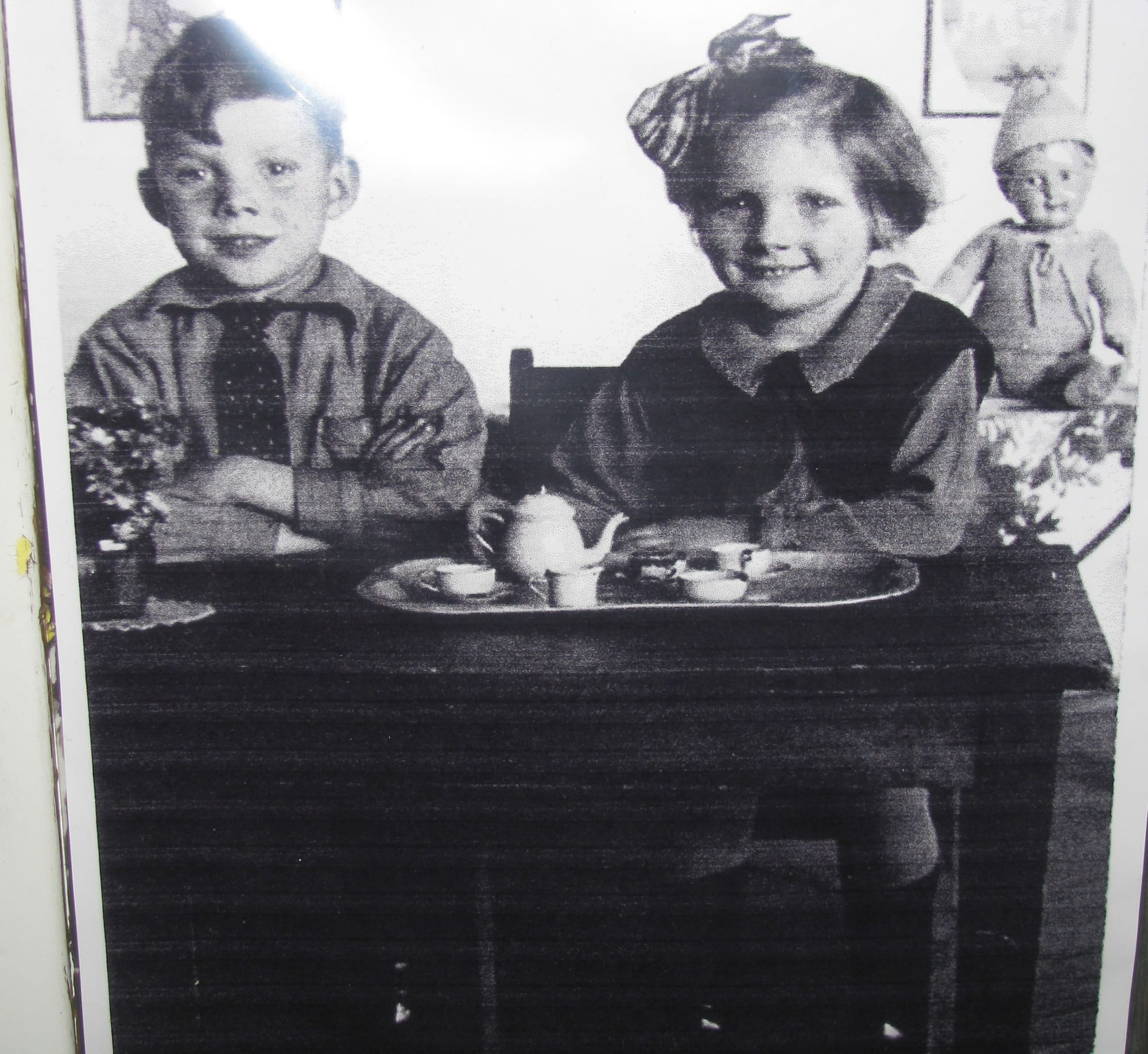 As a little Jewish girl in the Netherlands during World War II, Anneke Bloomfield hid from the Nazis. Here is Anneke just before the war at age 4, with her brother, Klaasje, age 5. Bloomfield will tell her story at 3 p.m.