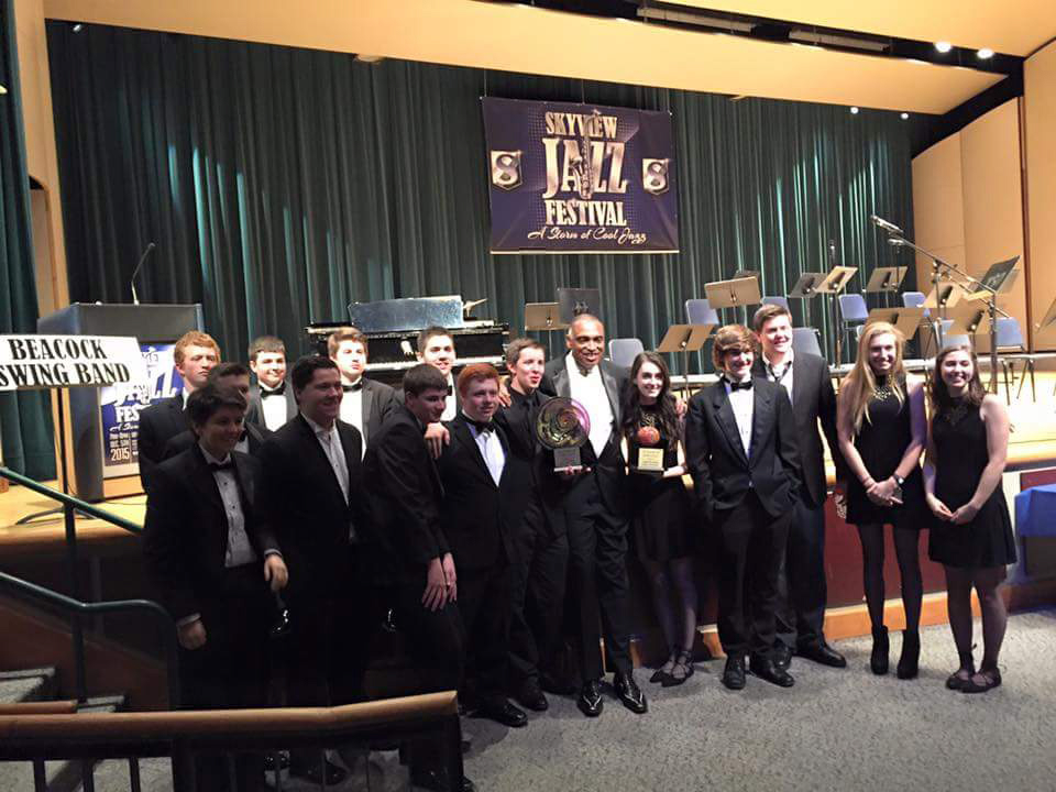 Battle Ground: The Battle Ground High School advanced jazz band earned a first-place finish at the Skyview Jazz Festival on Dec.