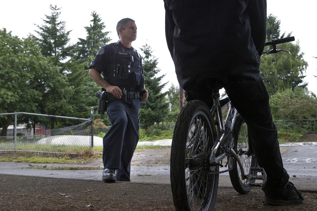 Both Water Works Park and Evergreen Park in Vancouver have seen a slight uptick in crime, which has police Cpl.