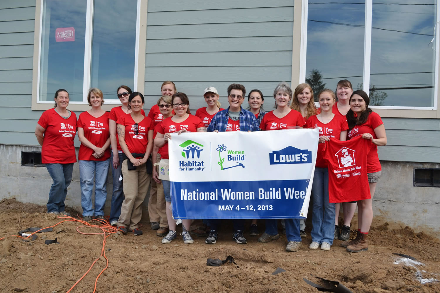 Shumway: Volunteers from Evergreen Habitat for Humanity take part in National Women Build Week, held May 4-12.