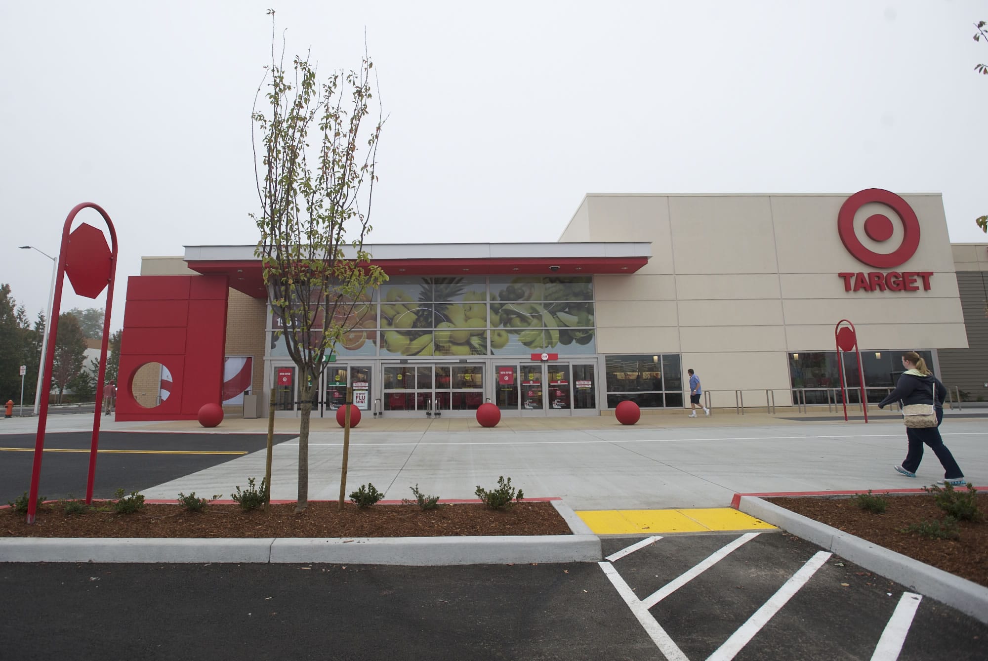 Shoppers check out the new Target store now open at the Jantzen Beach Center.
