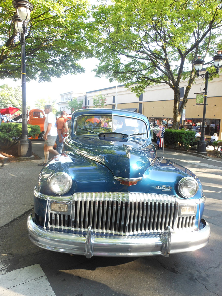 Camas: This 1948 DeSoto Club Coupe owned by Bud Meyer was among the dozens of classic cars displayed in downtown Camas during the July 6 First Friday Camas Car Show.