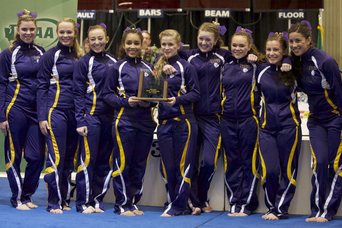 The Columbia River girls placed fourth at the 3A State Gymnastics Meet in Tacoma on Friday.