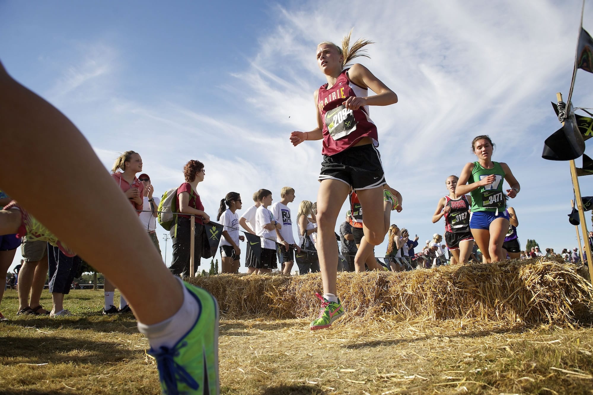 Nicole Goecke of Prairie High School competes in the Jim Danner girls race at the 2012 Pre National Cross Country meet Saturday September 29, 2012 in Portland, Oregon.()