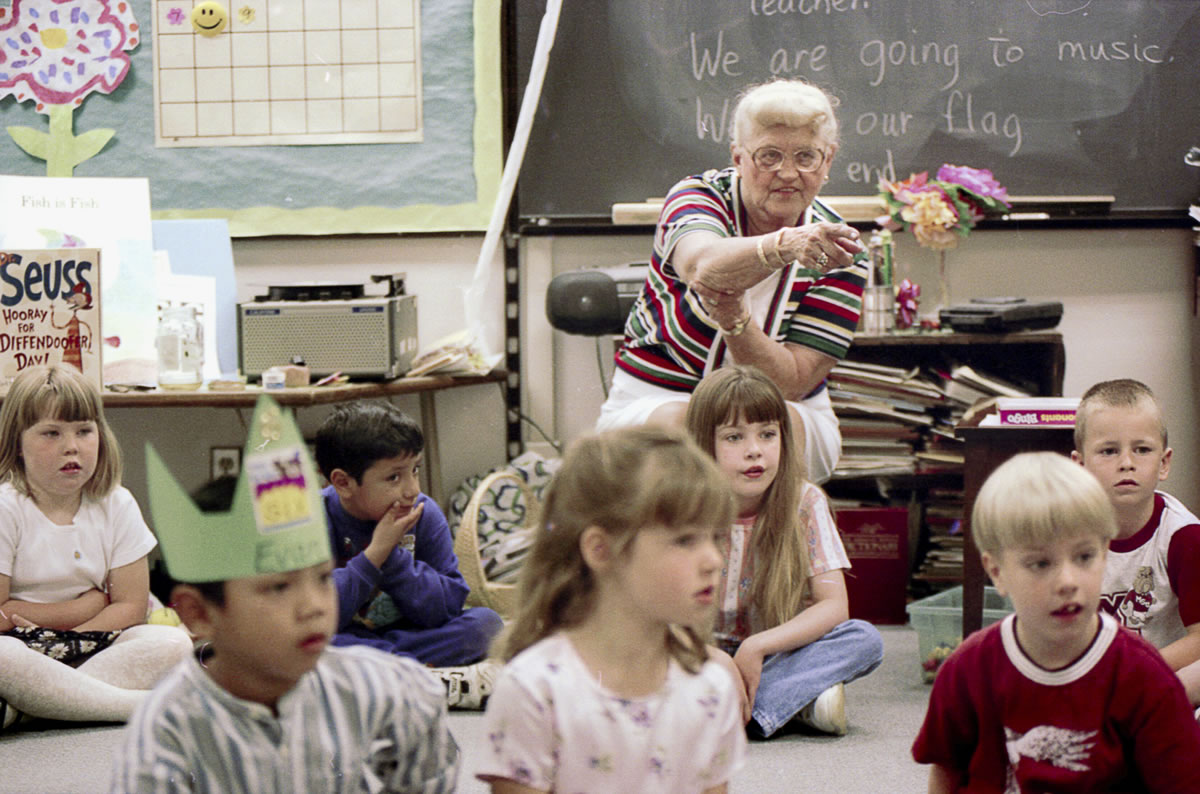 B.J. Levy taught kindergarten nearly her entire career, which started shortly after World War II.