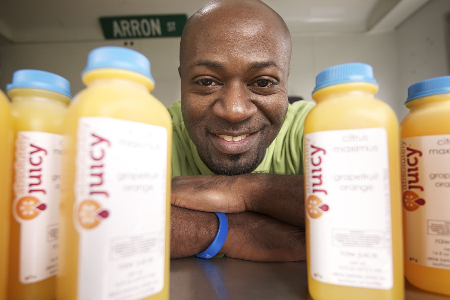 Arron Barnes, owner of Absolutely Juicy, started juicing about two years ago.