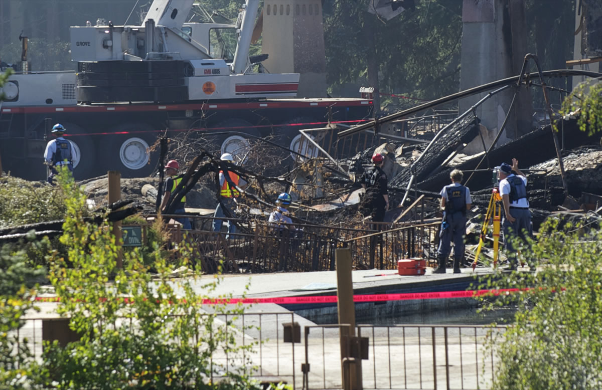 Officials spent Tuesday making a plan for the investigation of the five-alarm fire.