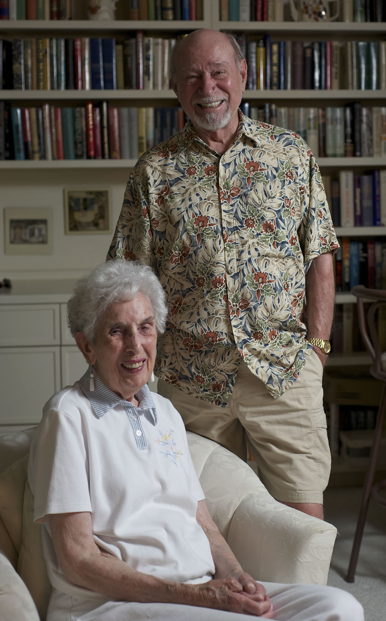 Carl and Marguerite Wunder saw World War II military hospitals from different perspectives: He was wounded in the Philippines and she was a nurse's aide in London.