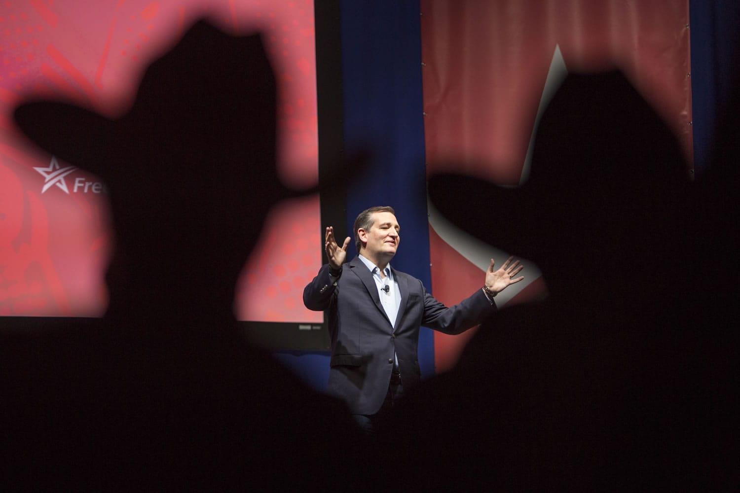 Republican presidential candidate Sen. Ted Cruz, R-Texas, speaks Saturday, Dec. 5, 2015, during the Rising Tide Summit at the US Cellular Center in Cedar Rapids, Iowa.