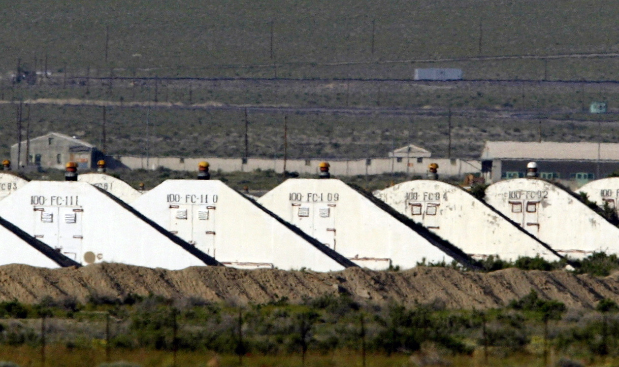 Storage bunkers at  the U.S.
