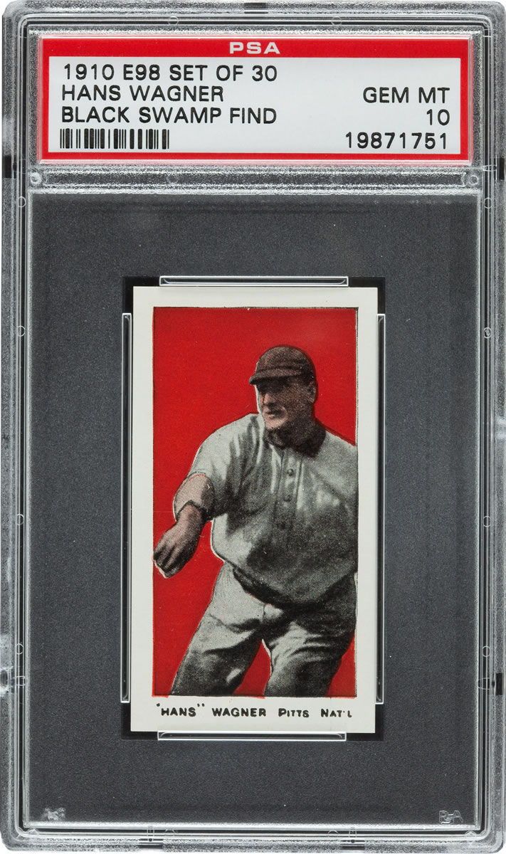 This 1910 Honus Wagner card was found in the attic of a home in Defiance, Ohio.