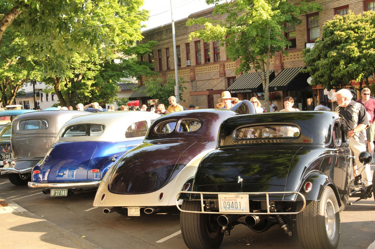 The annual summer car show is one of the more popular events held as part of the downtown Camas First Friday events.