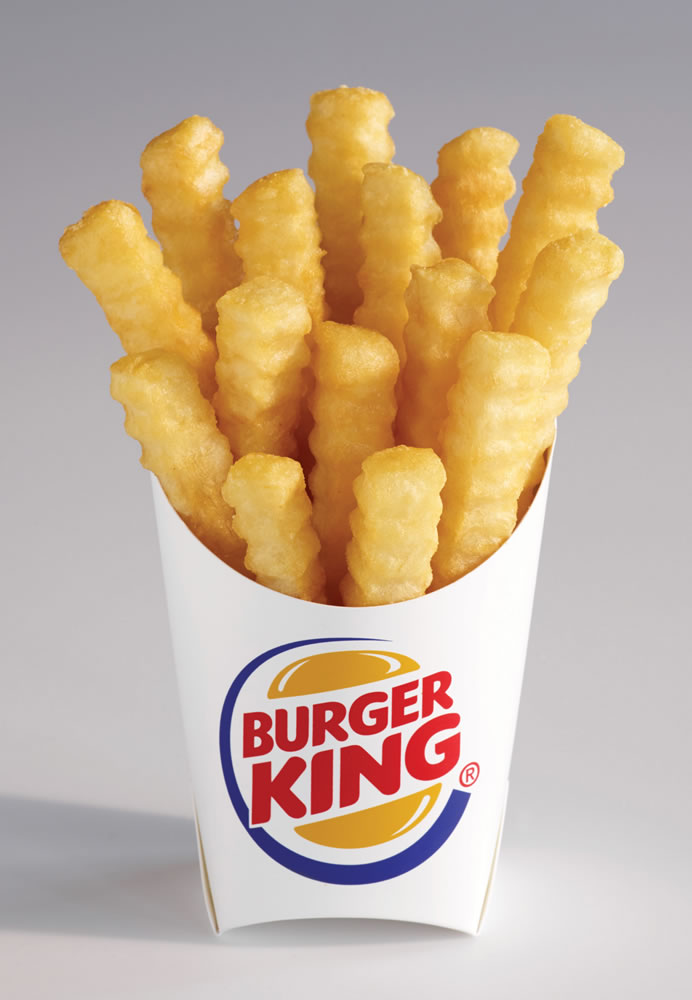 Burger King's new crinkle-cut french fries.
