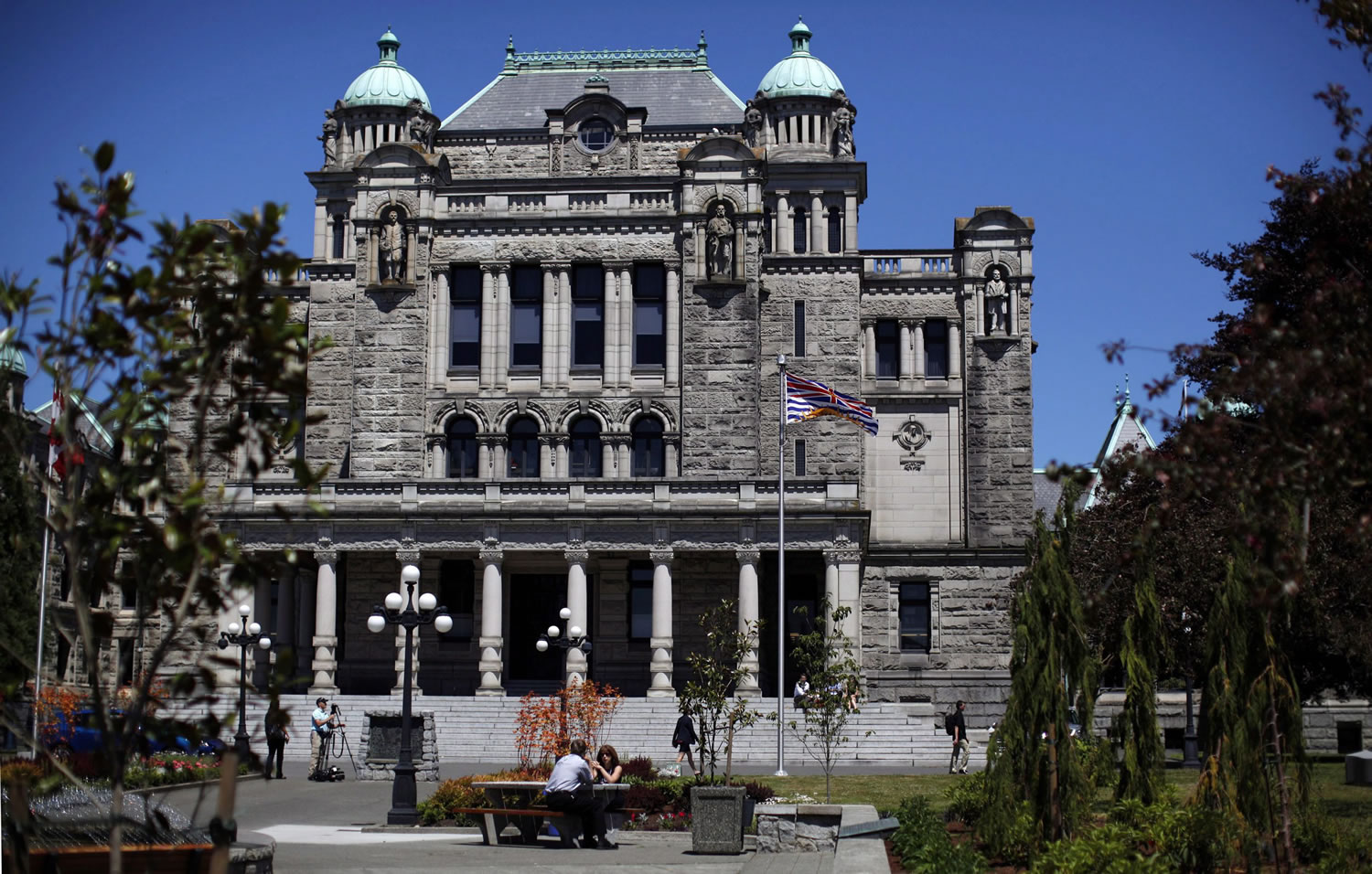The legislative building is shown in Victoria, B.C., on Tuesday.