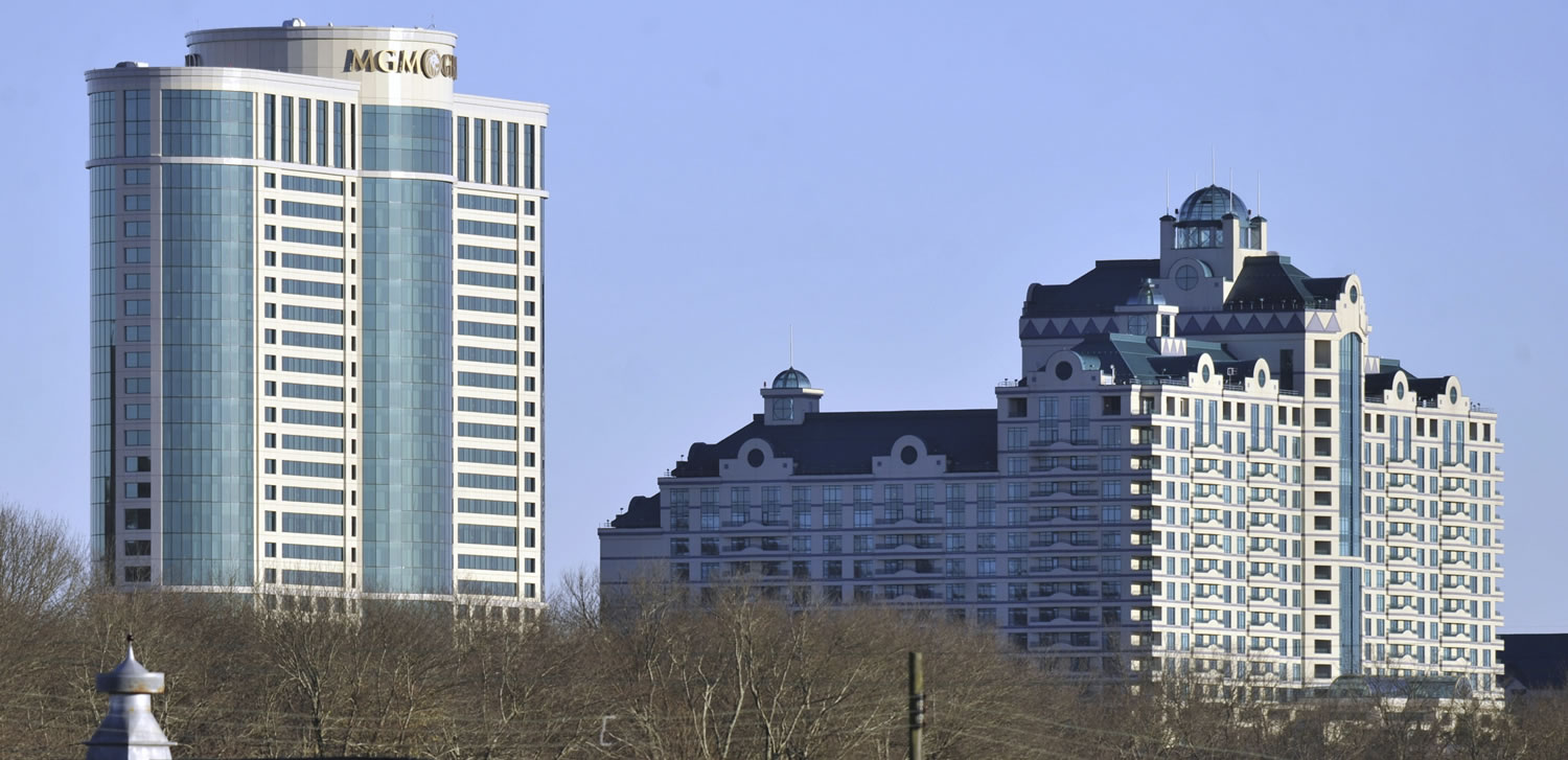 Files/Associated Press
Buildings of the Foxwoods Resorts Casino rise over the landscape in Ledyard, Conn., in 2010.