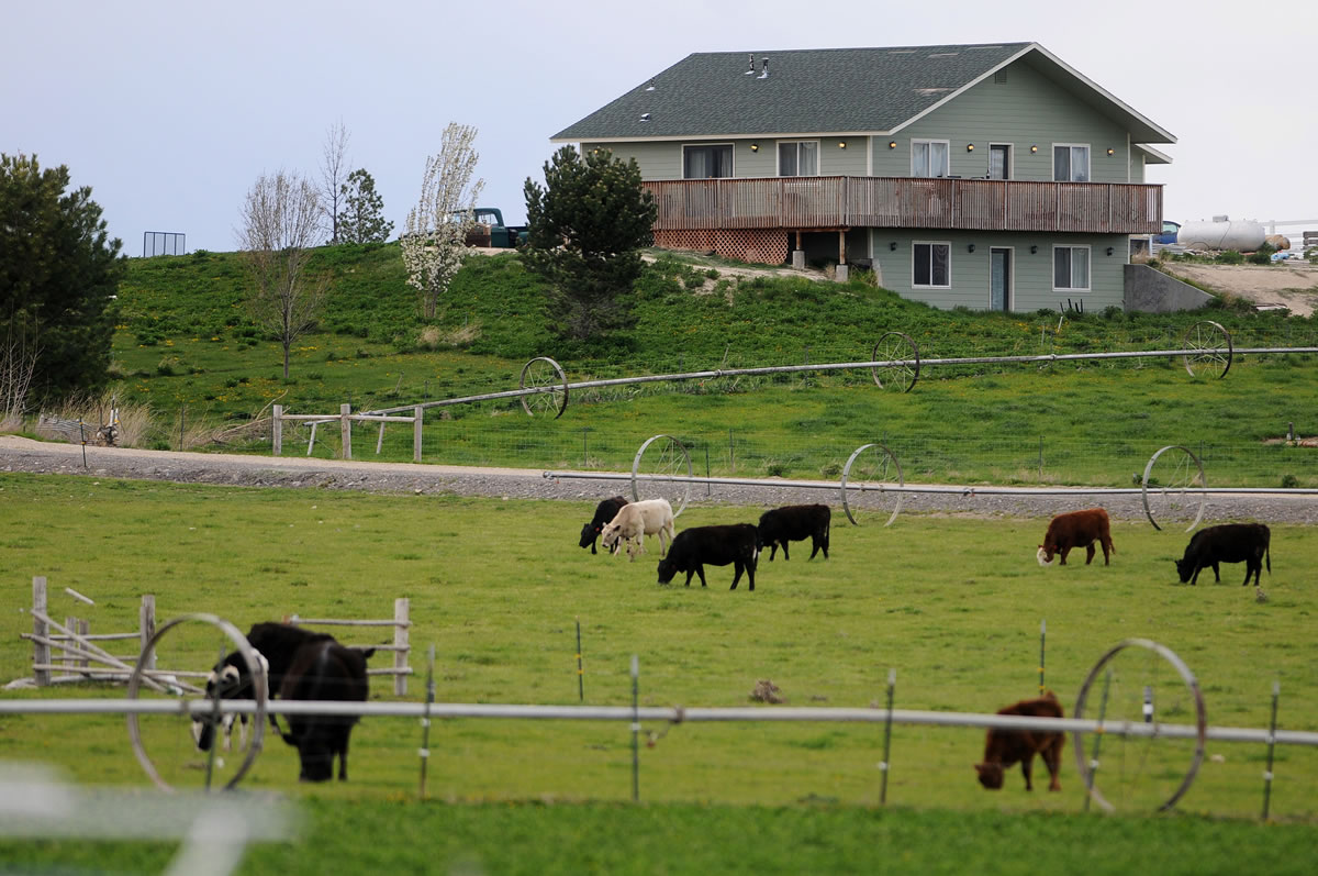 The residence once occupied by former New England area mob member Enrico Ponzo is pictured in an April 25, 2011 file photo, outside Marsing, Idaho.
