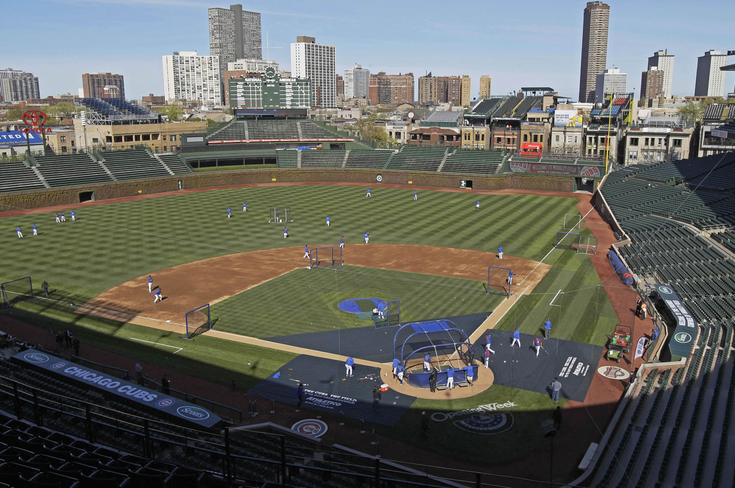 In an agreement announced Sunday, April 14, 2013, Wrigley Field will get a $500 million facelift, including its first electronic outfield video board, as part of a hard-fought agreement between the City of Chicago and the ball team.
