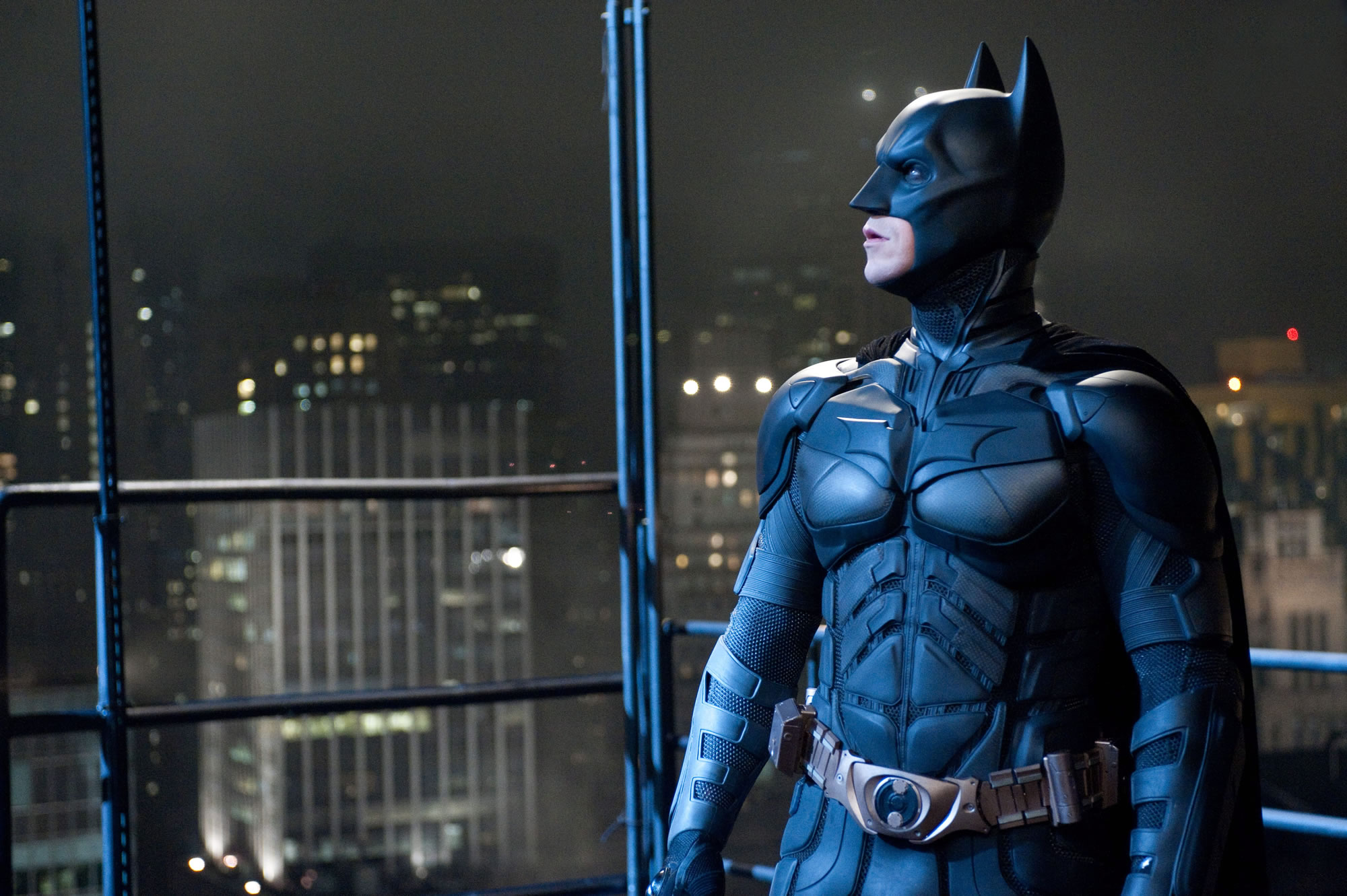 Christian Bale portrays Bruce Wayne and his alter ego, Batman, in &quot;The Dark Knight Rises.&quot;
