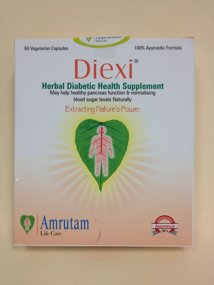 Diexi, which is sold as a traditional Indian &quot;herbal formula,&quot; actually contains metformin, the most common prescription drug used to treat diabetes.