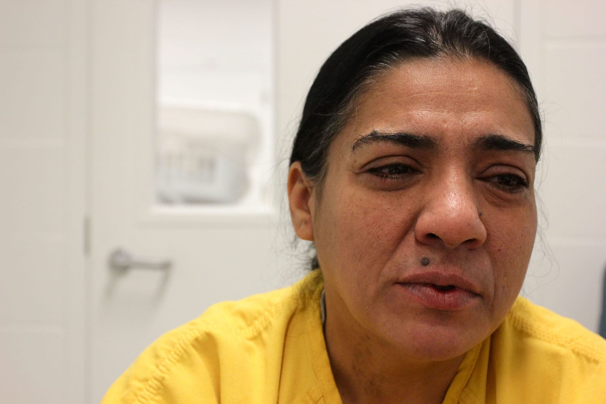 Clara Flores-Aguilar, a Honduras native, is seeking asylum in the United States after experiencing years of domestic violence.