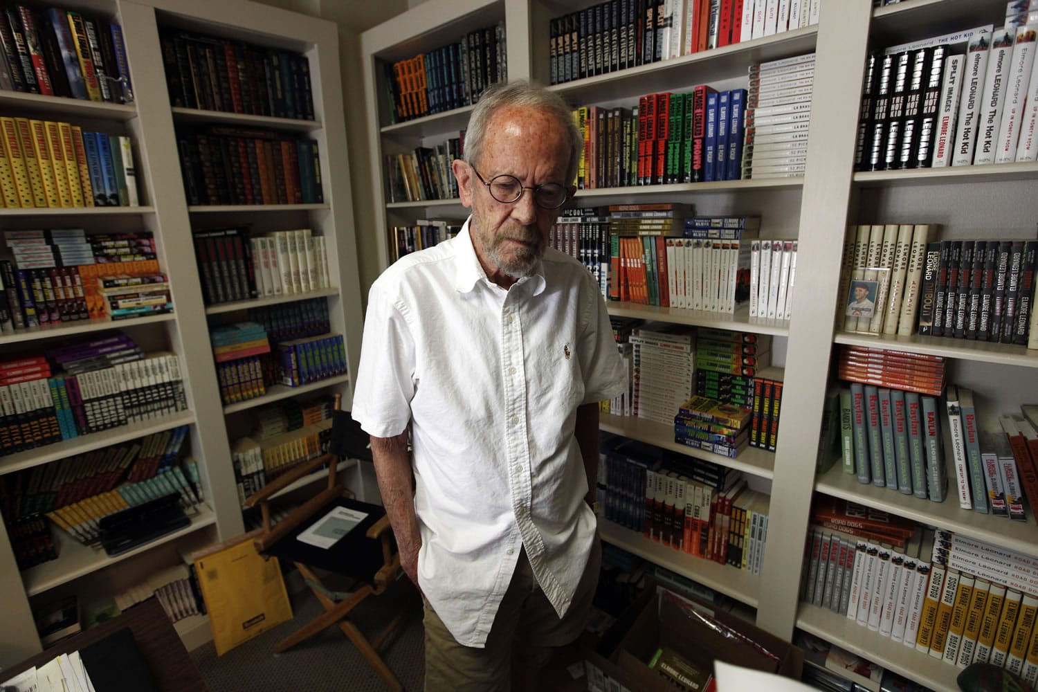 Author Elmore Leonard, 86, a former adman who later in life became one of America's foremost crime writers, has died. He was 87.