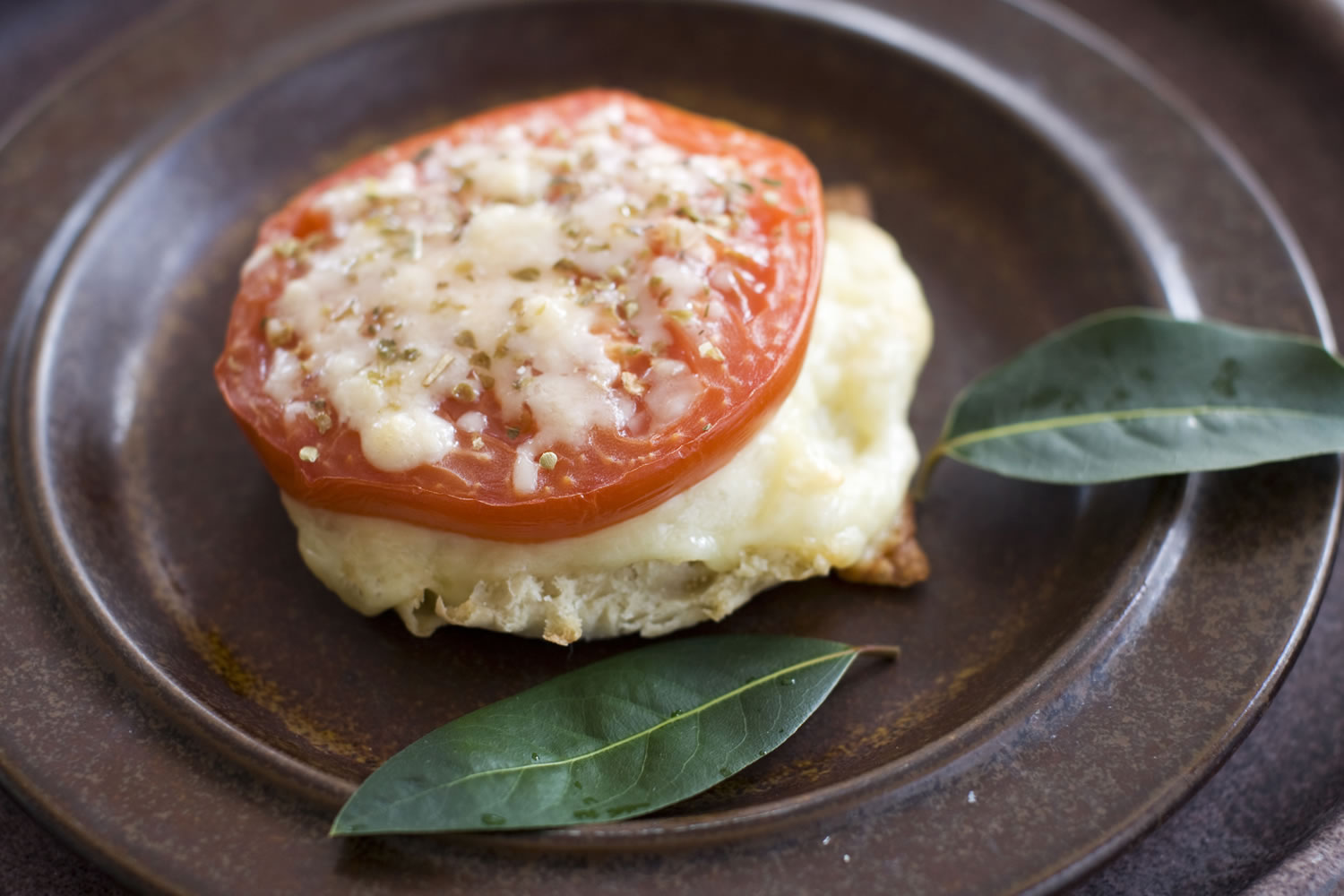 English muffin broiled cheese and tomato sandwiches are easy enough for kids to make, yet are a treat for moms too.