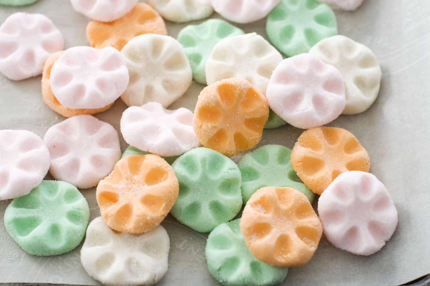 Keep kids occupied making Retro Cream Cheese Mints.