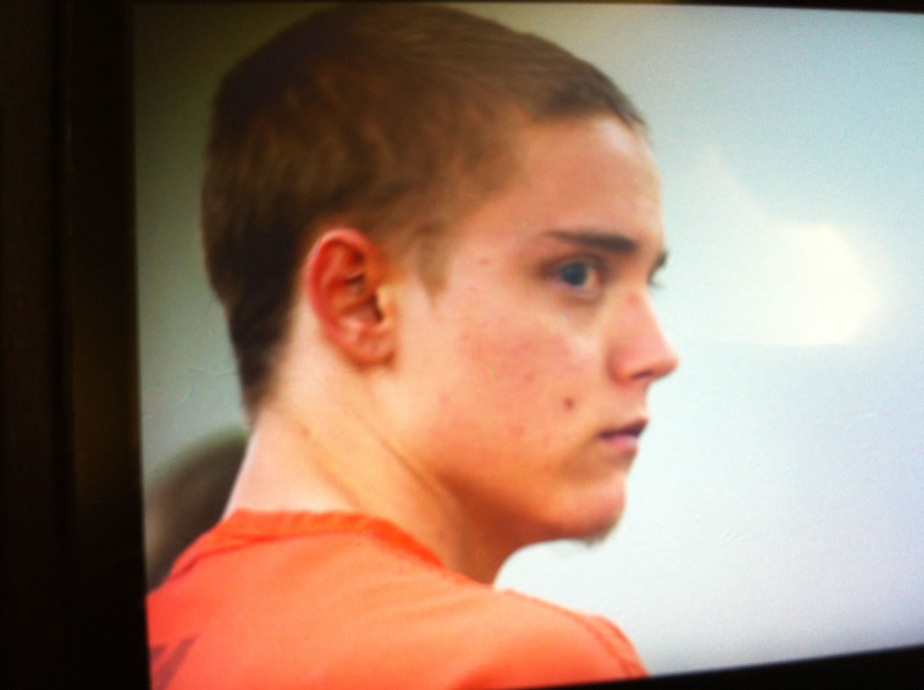 Ryan L. Matison, 20, of Battle Ground appears Feb. 25, 2013 on an allegation of a Nov. 23 vehicular homicide of a Woodland girl, 17, on Highway 502.