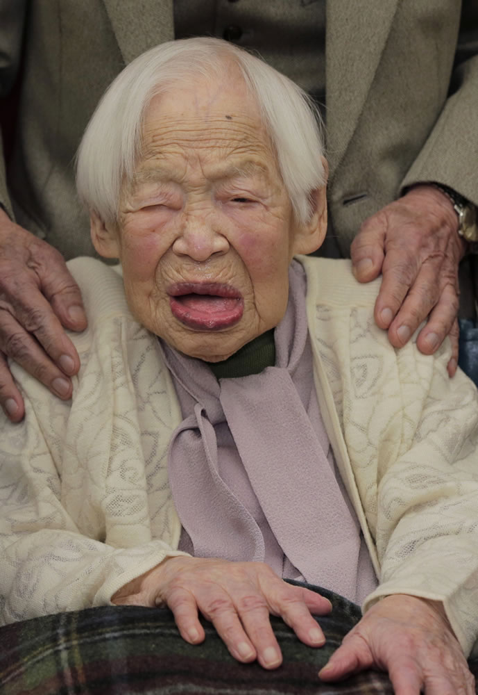 Misao Okawa, now the world's oldest person at age 115.