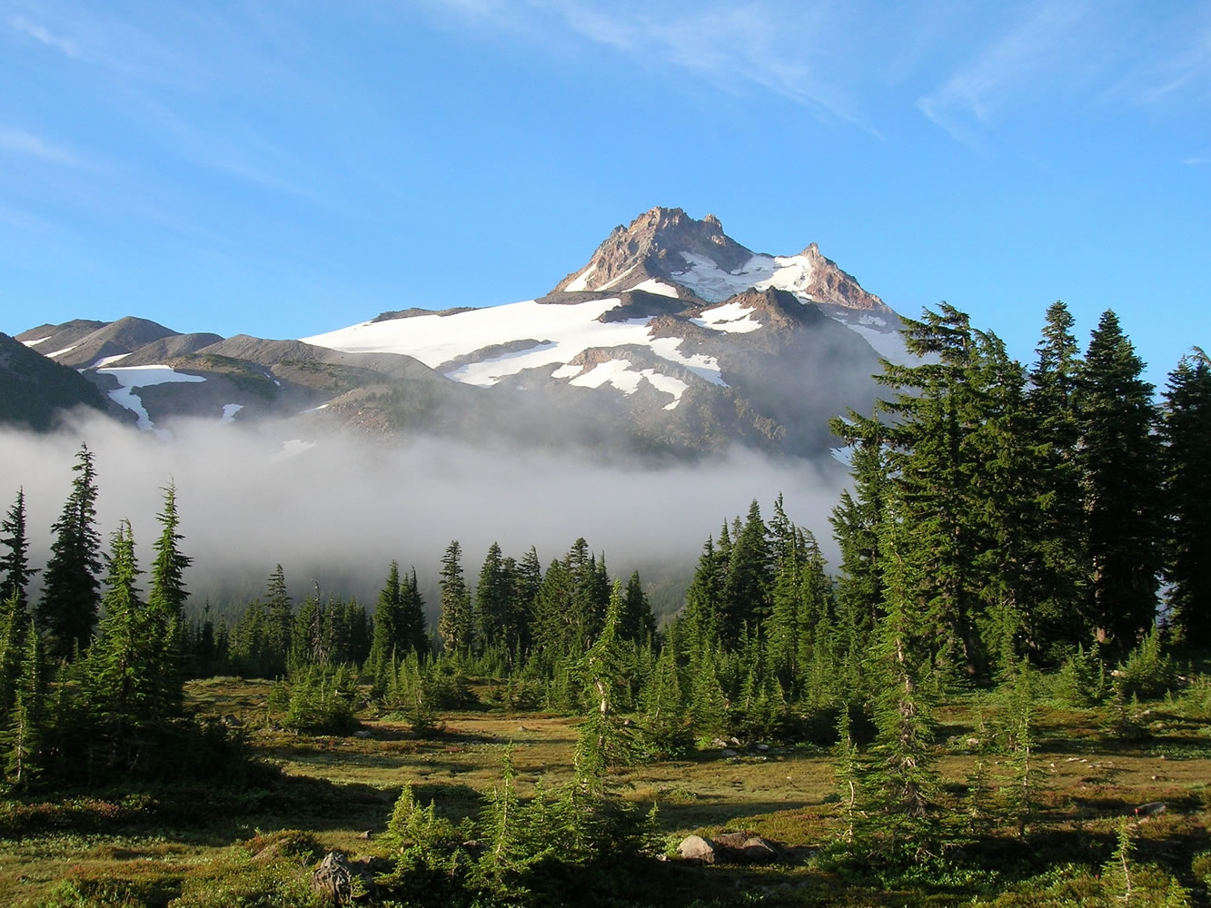 Mount Jefferson in the Oregon Cascades.