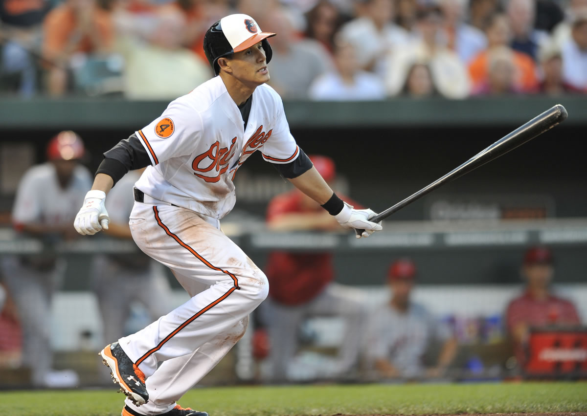 Through games of June 14, 2013, Baltimore Orioles Manny Machado is the major league leader in doubles with 30.