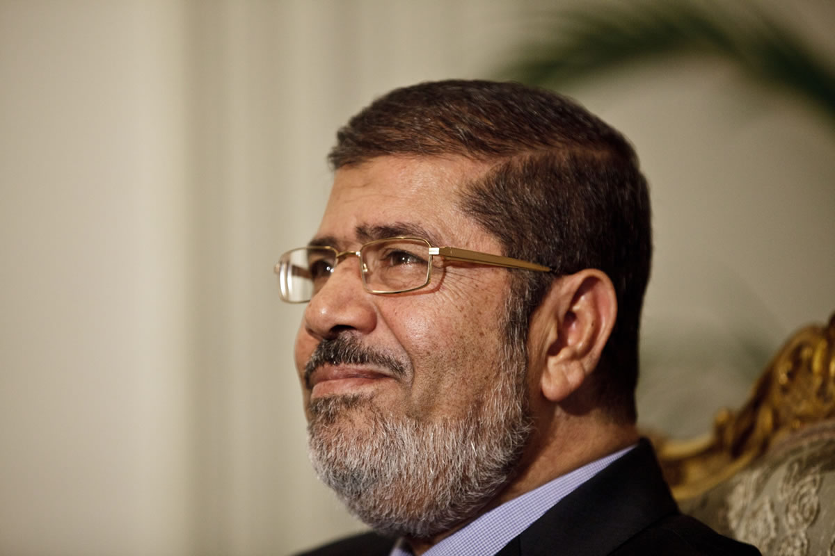 Mohammed Morsi
Egyptian president