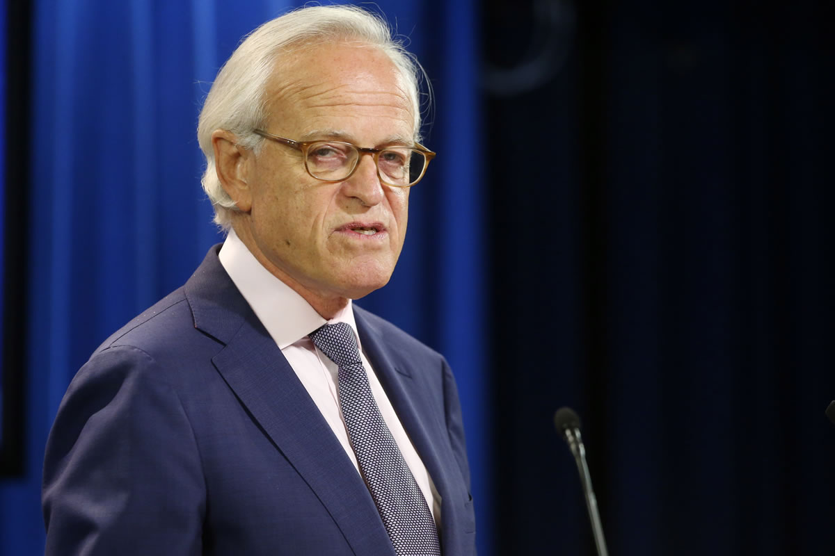 Former U.S. Ambassador to Israel Martin Indyk speaks at the State Department in Washington last month. Indyk is headed to the region for a second round of talks Aug.