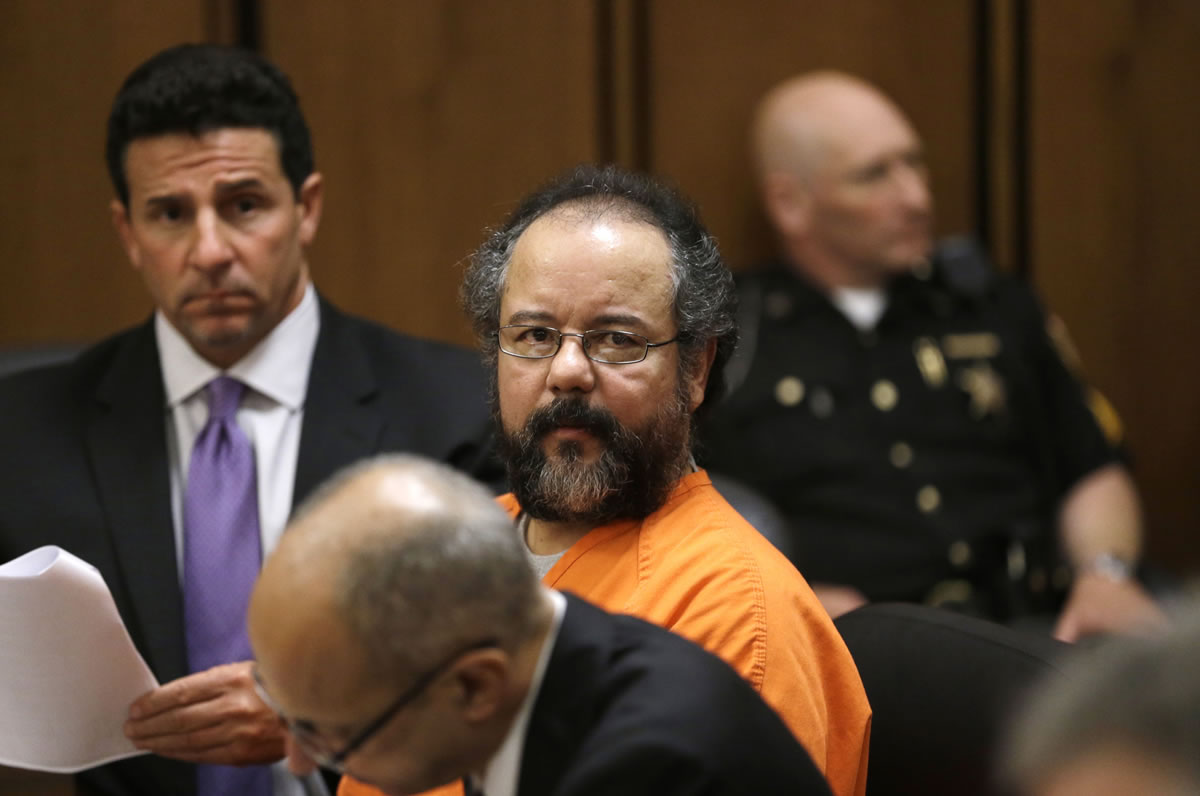 Ariel Castro sits in a Cleveland courtroom July 26 where he pleaded guilty to 937 counts of rape and kidnapping  for holding three women captive in his home for a decade.