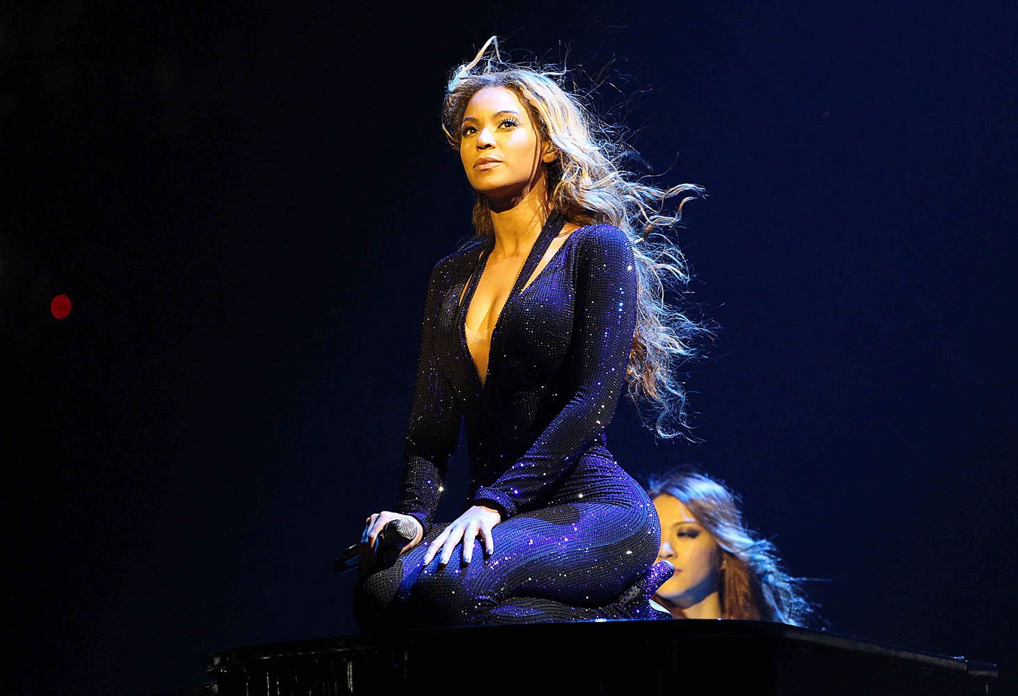 Beyonce performs on the opening night of her &quot;Mrs. Carter Show World Tour 2013&quot; in Belgrade, Serbia. The tour wraps up on Aug.