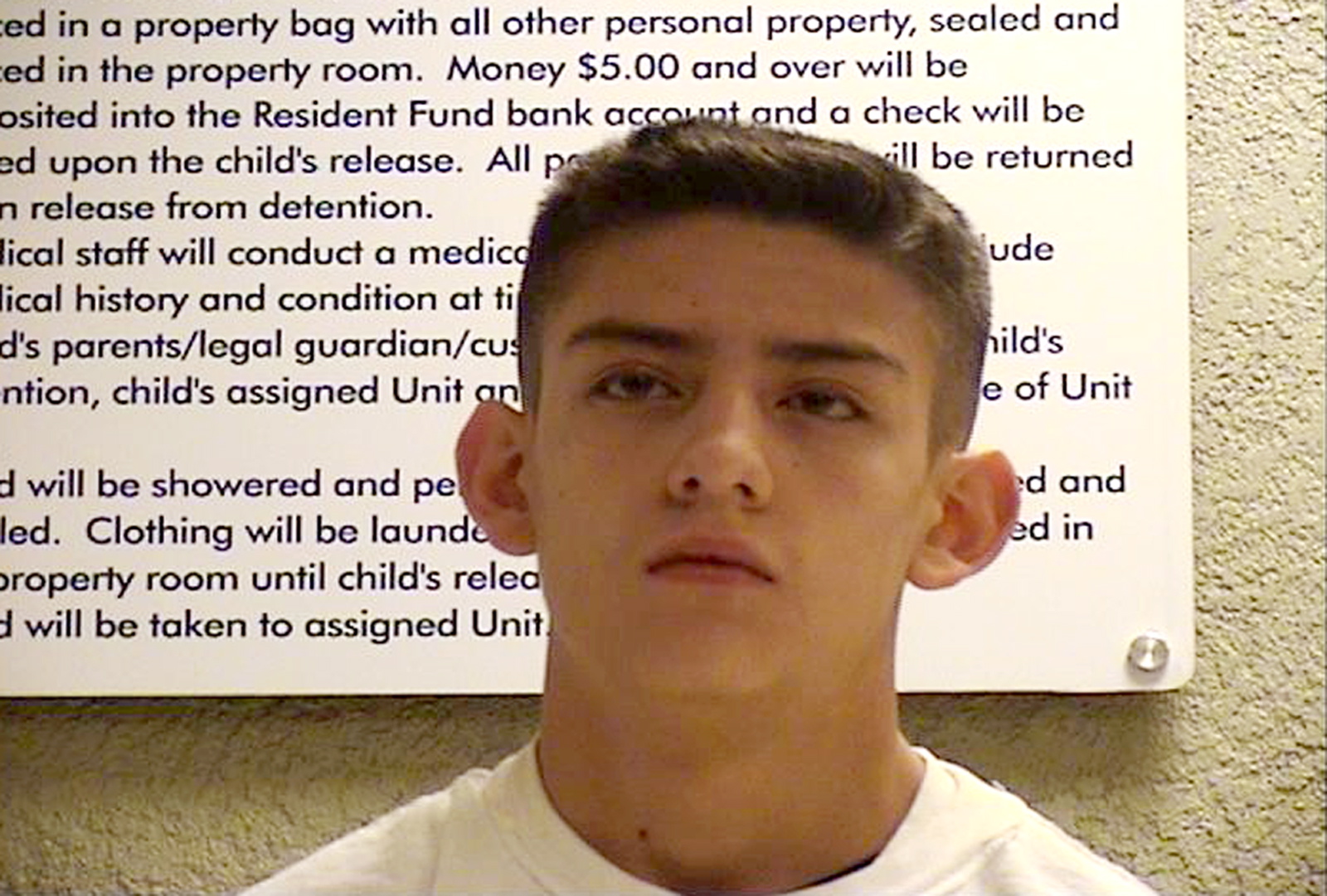 Nehemiah Griego, 15,  is seen in an undated photo provided by the Bernalillo County Sheriff's Deptartment. Griego is charged with killing five family members on Jan. 19, 2013, including his father, mother, and three youngest siblings in Albuquerque, N.M.  Authorities in New Mexico say Griego had reloaded his guns after the attacks and planned to go to a Wal-Mart and randomly shoot people. Instead, they say he texted a picture of his dead mother to his 12-year-old girlfriend, then spent much of Saturday with her. The two went to the church where his father had been a pastor, and Griego eventually confessed to killing his parents and three younger siblings.
