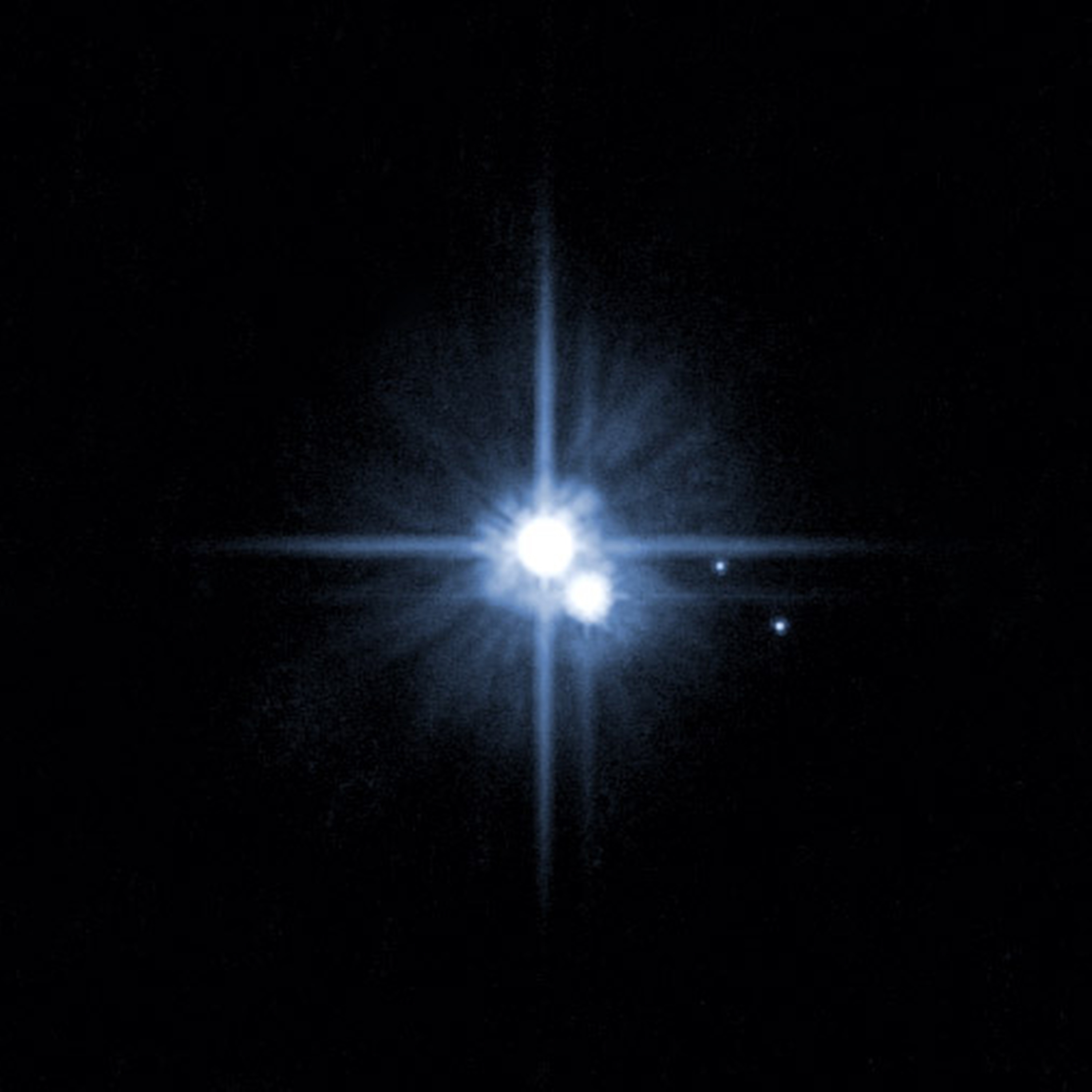 NASA Hubble Space Telescope
Pluto and three of its five moons
