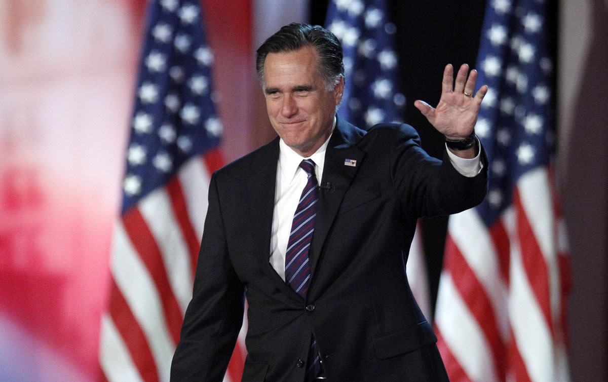 Mitt Romney, former Republican presidential candidate and former Massachusetts governor.