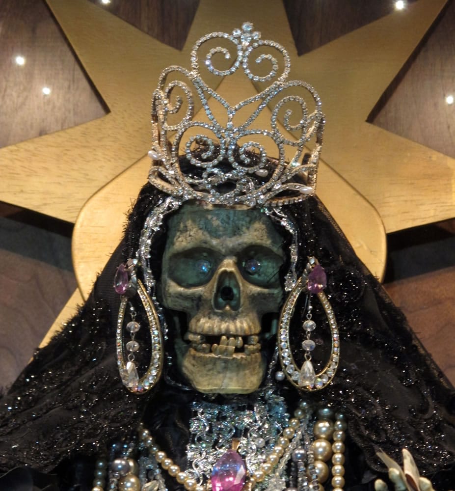 In addition to showing up at drug crime scenes, the once-underground icon of La Sante Muerte has been spotted on passion candles in Richmond, Va., grocery stores.