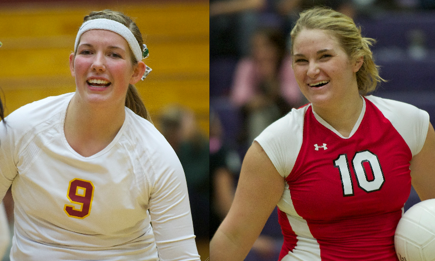Karlee Lubenow, left, leads Prairie High School while Brindl Langley is a key player for Camas.