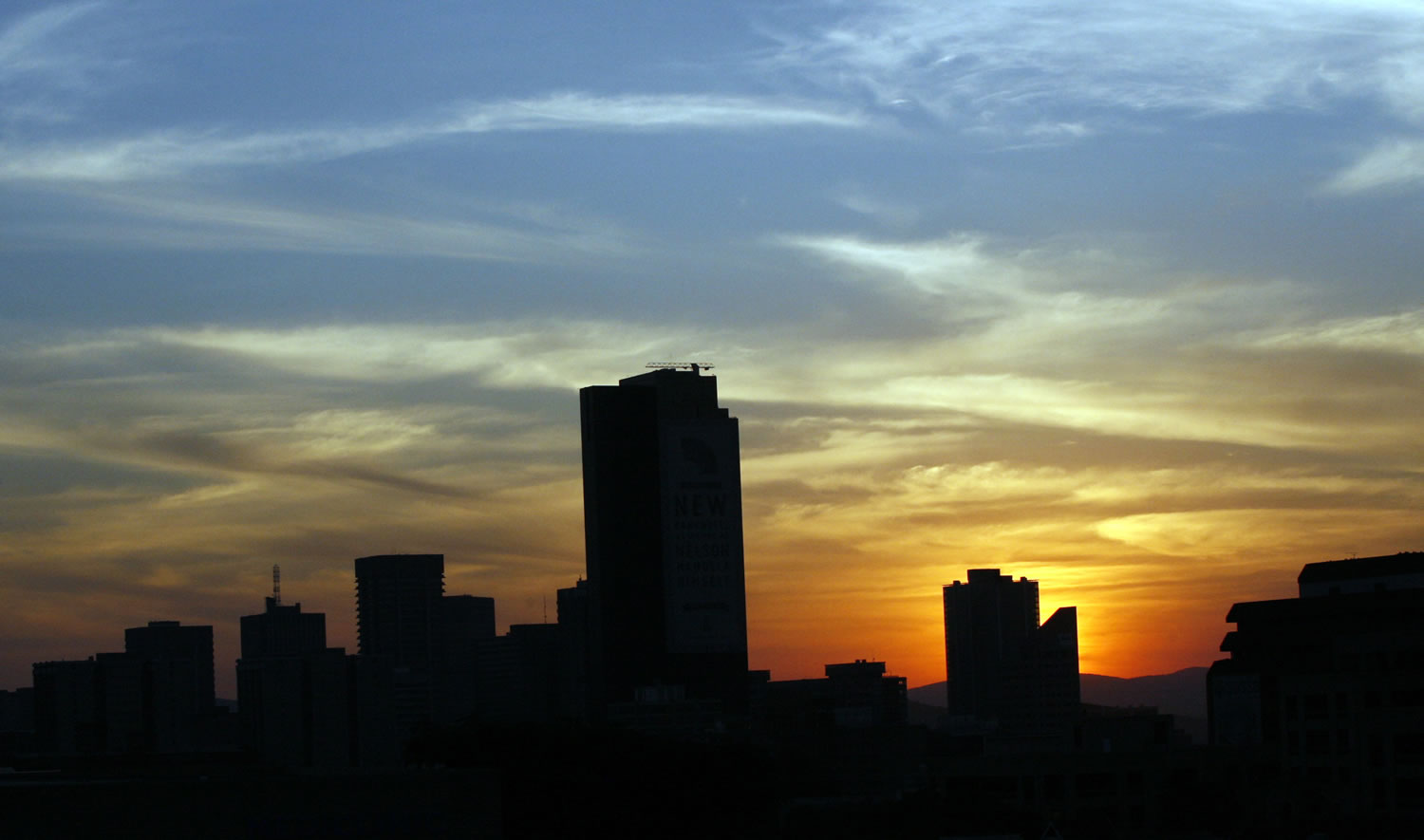 The Pretoria skyline.
