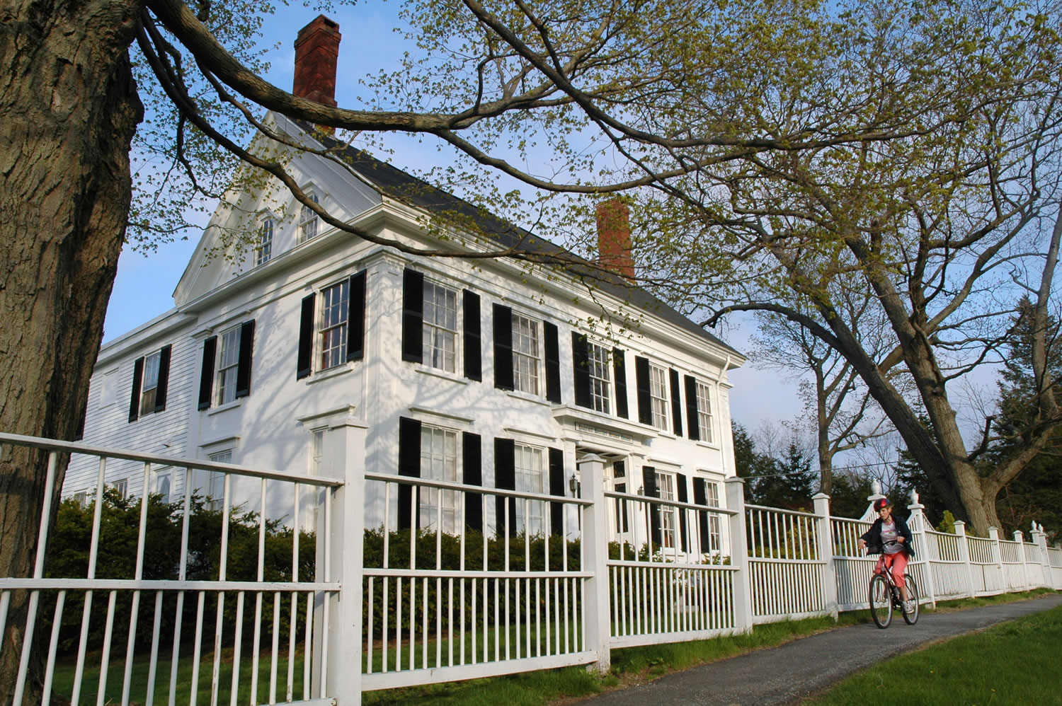 The Harriet Beecher Stowe House in Brunswick, Maine.