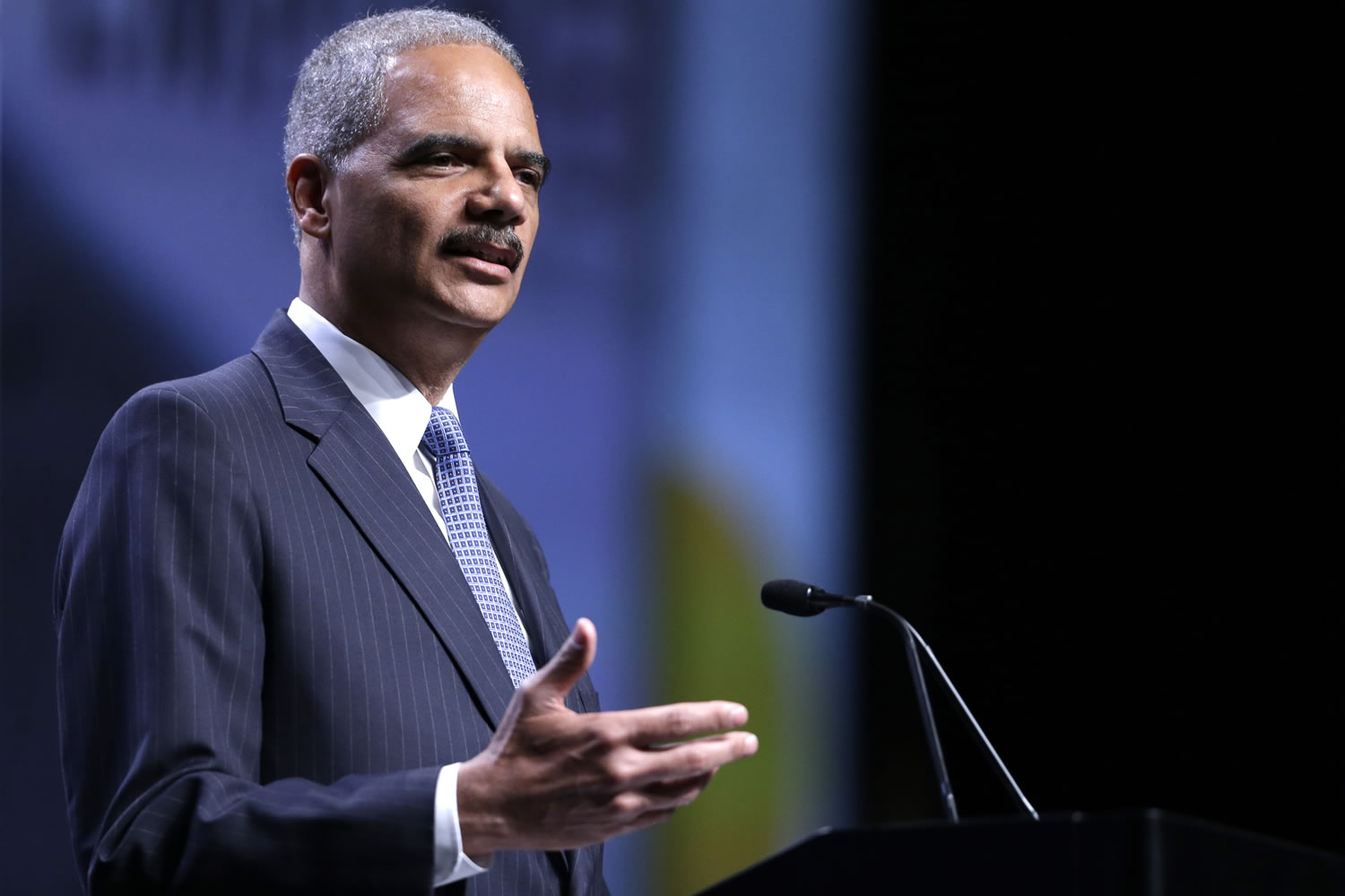 Attorney General Eric Holder speaks at the National Urban League annual conference Thursday in Philadelphia.