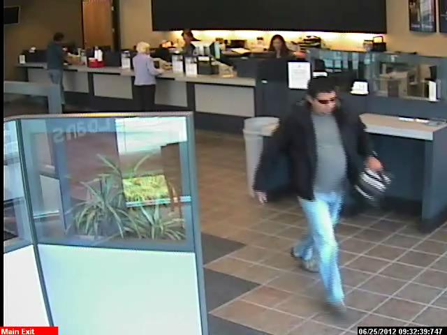 Clark County Sheriff's deputies suspect this man robbed a Salmon Creek bank Monday morning.