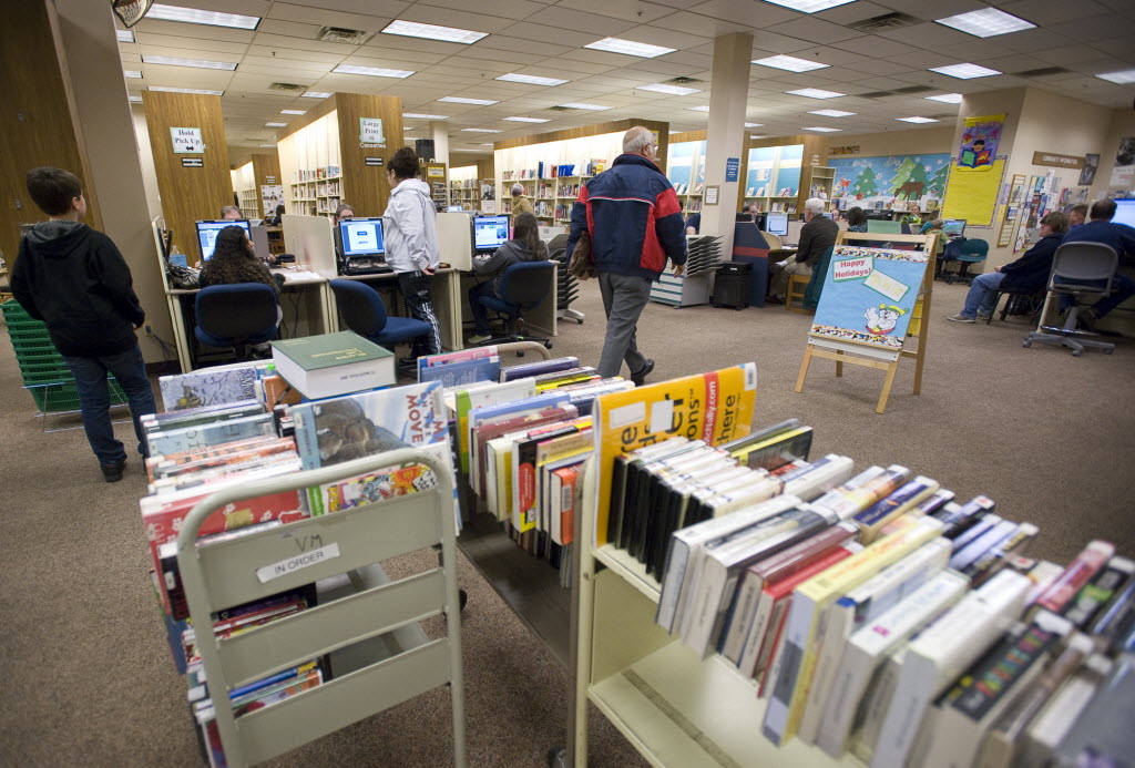 The Vancouver Mall Community Library will shrink by half in 2013, library officials announced.