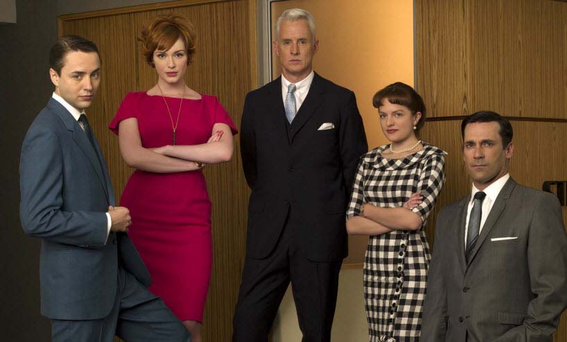 AMC's &quot;Mad Men&quot; and FX's &quot;American Horror Story&quot; tied for the most Emmy nominations Thursday with 17 each.