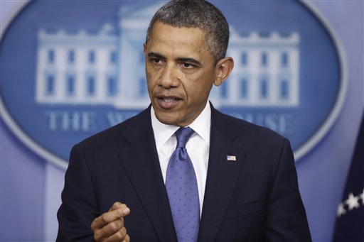 President Barack Obama says one of his top priorities in 2013 will be legislation to combat gun violence.